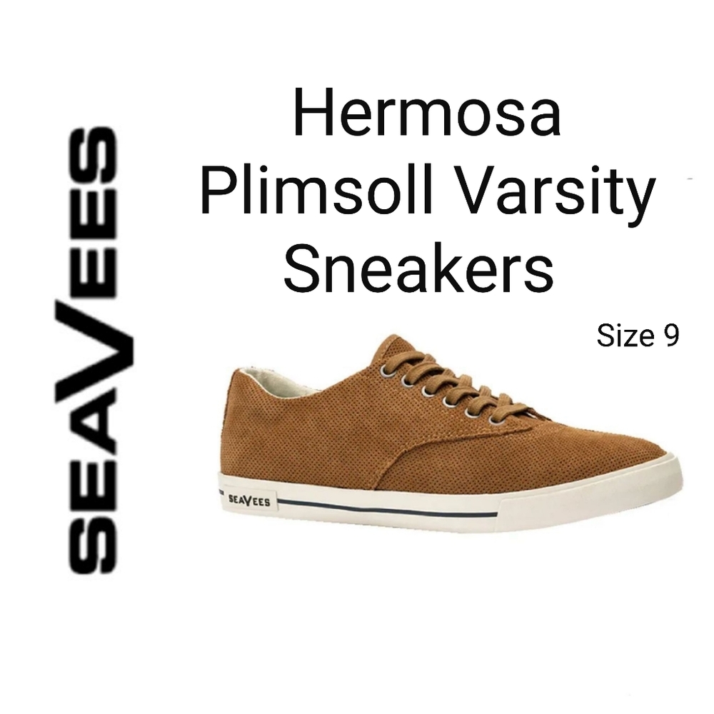 SeaVees Hermosa Plimsoll Varsity Golden Brown SZ 9